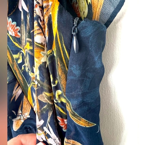 EVANS Woman’s Plus Size Colette Dress 
Cobalt Blue Floral Sz 20 Never worn. - Picture 4 of 10